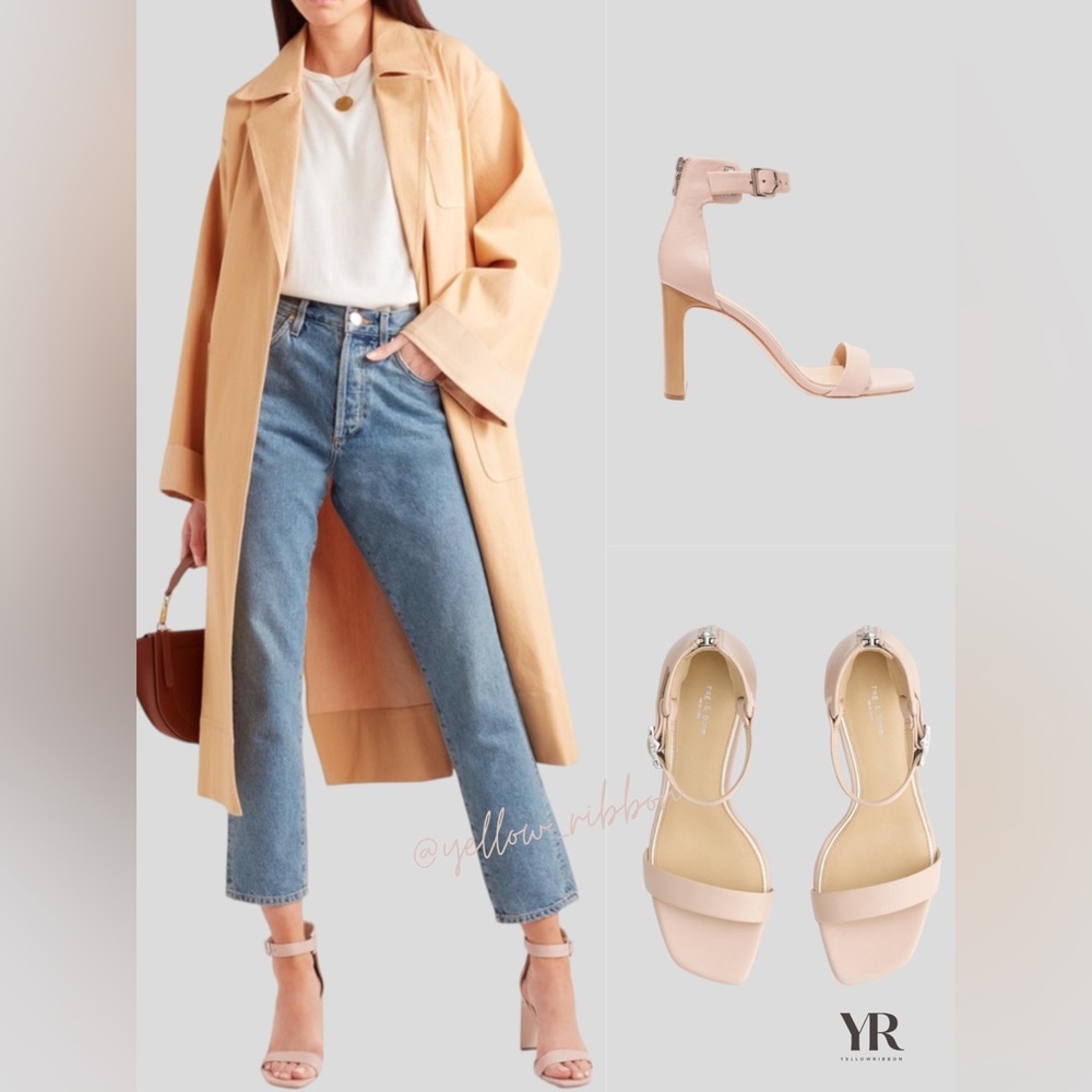 🆕 Rag & Bone Ellis Sandal Heels | Color: Nude | Size: 8.5